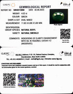 Load image into Gallery viewer, 4.02/CT Natural Panna Stone with Govt. Lab Certificate (2331)