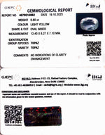 Load image into Gallery viewer, 6.80/CT Natural White Topaz with Govt Lab Certificate (1665)