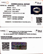 Load image into Gallery viewer, 4.03/CT Natural Ceylonese Pukhraj with Govt Lab Certificate-YELSA9U