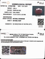 Load image into Gallery viewer, 4.88/CT Natural new Burma Ruby with Govt. Lab Certificate (2331)