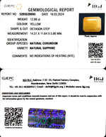 Load image into Gallery viewer, 12.98/CT Natural Ceylonese Pukhraj with Govt Lab Certificate-4551