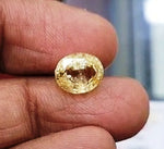 Load image into Gallery viewer, 4.19/CT Natural Ceylonese Pukhraj with Govt Lab Certificate-YELSA9W