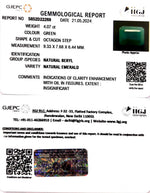 Load image into Gallery viewer, 4.07/CT Natural Panna Stone with Govt. Lab Certificate-1221