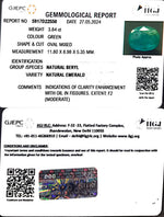 Load image into Gallery viewer, 3.84/CT Natural Panna Stone with Govt. Lab Certificate-12210