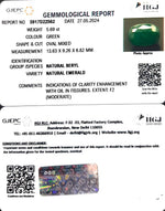 Load image into Gallery viewer, 5.69/CT Natural Panna Stone with Govt. Lab Certificate-3441