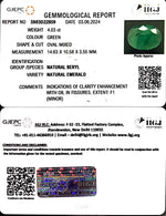 Load image into Gallery viewer, 4.03/CT Natural Panna Stone with Govt. Lab Certificate-2331