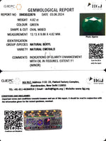Load image into Gallery viewer, 4.82/CT Natural Panna Stone with Govt. Lab Certificate-4551