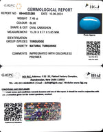 Load image into Gallery viewer, 7.48/CT Natural Govt. Lab Certified Turquoise-832