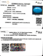 Load image into Gallery viewer, 9.16/CT Natural Govt. Lab Certified Turquoise-832