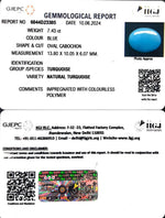 Load image into Gallery viewer, 7.43/CT Natural Govt. Lab Certified Turquoise-832