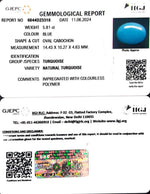 Load image into Gallery viewer, 5.81/CT Natural Govt. Lab Certified Turquoise-832
