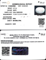 Load image into Gallery viewer, 6.73/CT Natural Fire Opal with Govt. Lab Certificate-6771