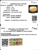 Load image into Gallery viewer, 7.48/CT Natural Ceylonese Pukhraj with Govt Lab Certificate-4551