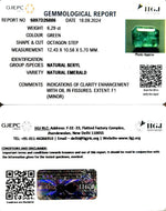 Load image into Gallery viewer, 6.29/CT Natural Panna Stone with Govt. Lab Certificate-8991