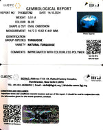 Load image into Gallery viewer, 5.51/CT Natural Turquoise With Govt. Lab Certificate-1221