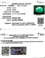 Load image into Gallery viewer, 5.84/CT Natural Panna Stone with Govt. Lab Certificate-2331