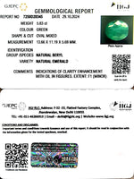 Load image into Gallery viewer, 5.83/CT Natural Panna Stone with Govt. Lab Certificate-8991