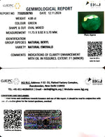 Load image into Gallery viewer, 4.88/CT Natural Panna Stone with Govt. Lab Certificate-4551
