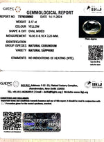 Load image into Gallery viewer, 3.17/CT Natural Ceylonese Pukhraj with Govt Lab Certificate-23310