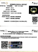 Load image into Gallery viewer, 3.95/CT Natural Ceylonese Pukhraj with Govt Lab Certificate-23310