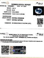 Load image into Gallery viewer, 5.62/CT Natural Blue Sapphire with Govt Lab Certificate-6771