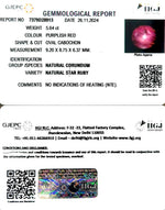 Load image into Gallery viewer, 5.64/CT Natural Star Ruby with Govt. Lab Certificate-5661