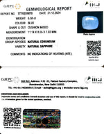 Load image into Gallery viewer, 6.58/CT Natural Blue Sapphire with Govt Lab Certificate-6771