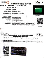 Load image into Gallery viewer, 3.76/CT Natural Panna Stone with Govt. Lab Certificate (4551)