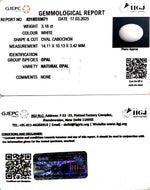 Load image into Gallery viewer, 3.18/CT Natural Opal with Govt. Lab Certificate