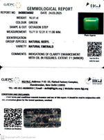 Load image into Gallery viewer, 16.51/CT Natural Panna Stone with Govt. Lab Certificate