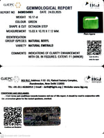 Load image into Gallery viewer, 10.17/CT Natural Panna Stone with Govt. Lab Certificate