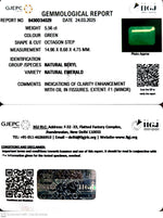 Load image into Gallery viewer, 5.56/CT Natural Panna Stone with Govt. Lab Certificate