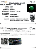 Load image into Gallery viewer, 6.78/CT Natural Panna Stone with Govt. Lab Certificate (3441)