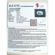 2.42 Ratti Natural yellow sapphire with Govt Lab Certificate-(YELSA9V)