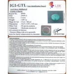 Load image into Gallery viewer, 3.21 Ratti Natural Panna Stone with Govt. Lab Certificate (8100)