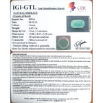 Load image into Gallery viewer, 4.91 Ratti Natural Panna Stone with Govt. Lab Certificate (3441)