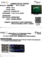 Load image into Gallery viewer, 5.82/CT Natural Panna Stone with Govt. Lab Certificate (34410)