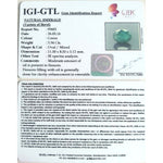 Load image into Gallery viewer, 3.71 Ratti Natural Panna Stone with Govt. Lab Certificate (8100)