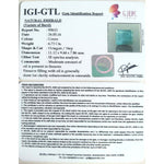 Load image into Gallery viewer, 7.47 Ratti Natural Panna Stone with Govt. Lab Certificate (6100)