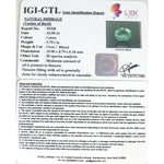 Load image into Gallery viewer, 4.20 Ratti Natural Panna Stone with Govt. Lab Certificate (45510)