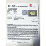Load image into Gallery viewer, 3.48/CT Yellow sapphire with Govt Lab Certificate-YELSA9U
