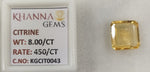 Load image into Gallery viewer, 8.00/Carat Natural Triangular Citrine Stone-450