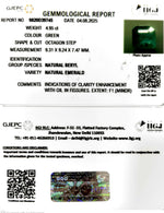 Load image into Gallery viewer, 4.95/CT Natural Panna Stone with Govt. Lab Certificate (23310)