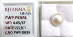 Load image into Gallery viewer, 4.75/CT Natural Fresh Water Pearl With Lab Certificate