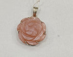 Load image into Gallery viewer, 13.80/GM ROSE QUARTZ SILVER PENDANT (2750)