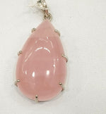 Load image into Gallery viewer, 44.06/GM ROSE QUARTZ SILVER PENDANT (2300)