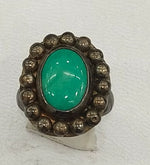 Load image into Gallery viewer, 7.40/GM TURQUISE RAJWARA SILVER RING (525)