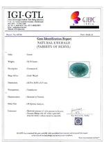 Load image into Gallery viewer, 24.79/CT Natural Panna Stone with Govt. Lab Certificate (1221)