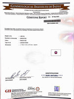 Load image into Gallery viewer, 1.58/CT Natural Mozambique Ruby with Govt. Lab Certificate-RUBY9Y