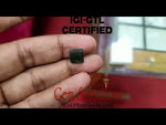 Load image into Gallery viewer, 3.41 Ratti Natural Panna Stone with Govt. Lab Certified-(3441)